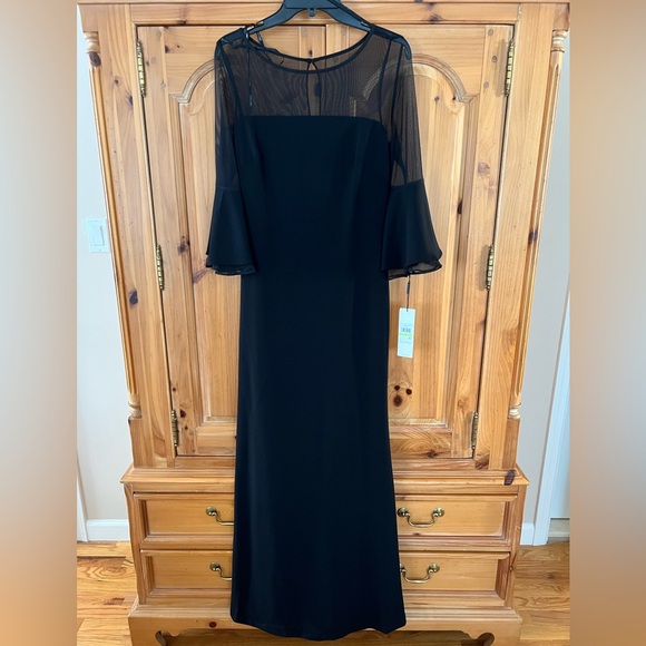 NWT Calvin Klein Black Evening Gown - Picture 2 of 6